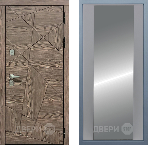Входная металлическая Дверь Дива МД-97/2 Д-15 Зеркало Силк Маус в Орехово-Зуево