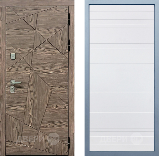 Входная металлическая Дверь Дива МД-97/2 Д-5 Белый в Орехово-Зуево