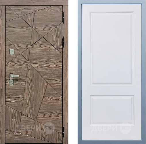 Входная металлическая Дверь Дива МД-97/2 Д-7 Белый в Орехово-Зуево