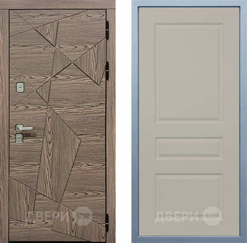 Входная металлическая Дверь Дива МД-97/2 Д-13 Шампань в Орехово-Зуево