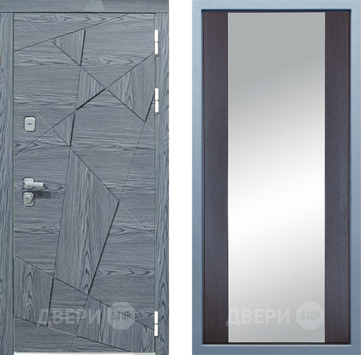Входная металлическая Дверь Дива МД-97/3 Д-15 Зеркало Венге в Орехово-Зуево