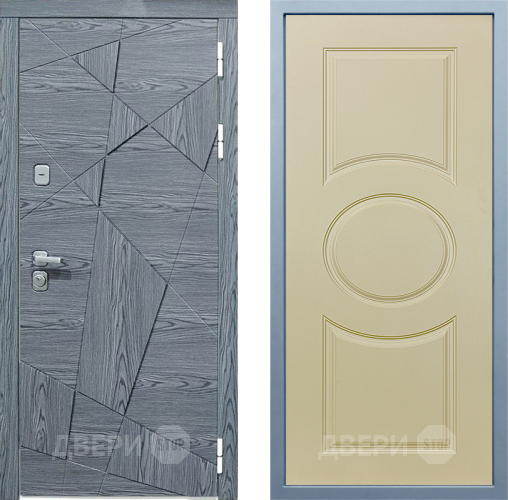 Входная металлическая Дверь Дива МД-97/3 Д-8 Шампань в Орехово-Зуево