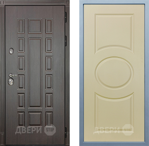 Входная металлическая Дверь Дива МД-38 Д-8 Шампань в Орехово-Зуево
