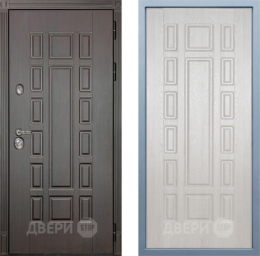 Входная металлическая Дверь Дива МД-38 М-2 Дуб филадельфия крем в Орехово-Зуево