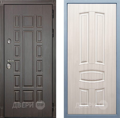 Входная металлическая Дверь Дива МД-38 М-3 Сандал белый в Орехово-Зуево