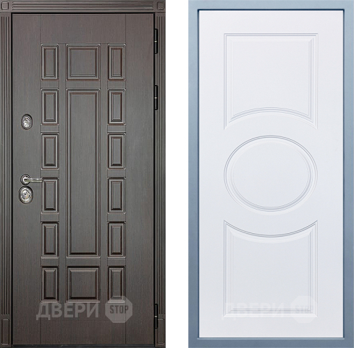 Входная металлическая Дверь Дива МД-38 М-30 Белый в Орехово-Зуево