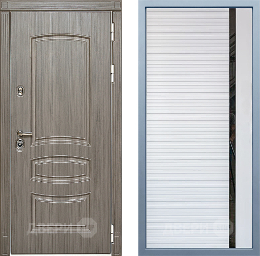 Входная металлическая Дверь Дива МД-42 МХ-45 Белый матовый в Орехово-Зуево