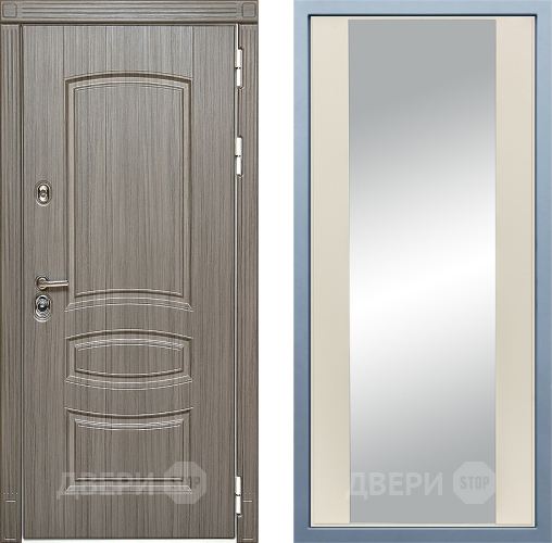 Входная металлическая Дверь Дива МД-42 Д-15 Зеркало Шампань в Орехово-Зуево