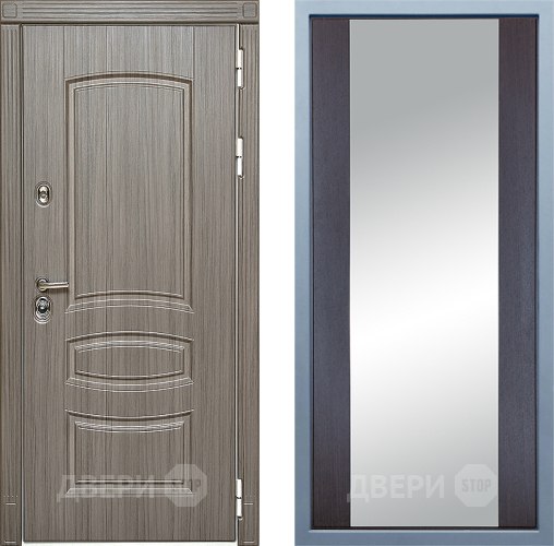 Входная металлическая Дверь Дива МД-42 Д-15 Зеркало Венге в Орехово-Зуево