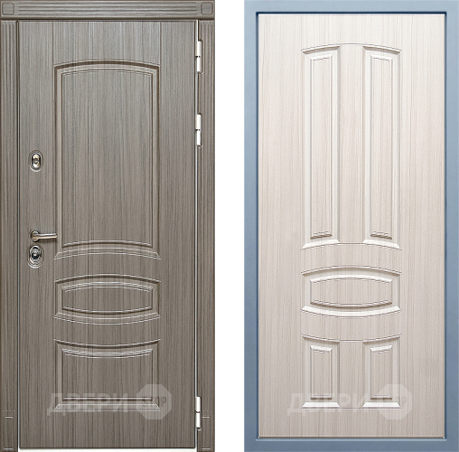 Входная металлическая Дверь Дива МД-42 М-3 Сандал белый в Орехово-Зуево