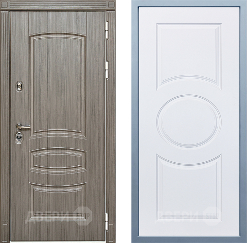 Входная металлическая Дверь Дива МД-42 М-30 Белый в Орехово-Зуево