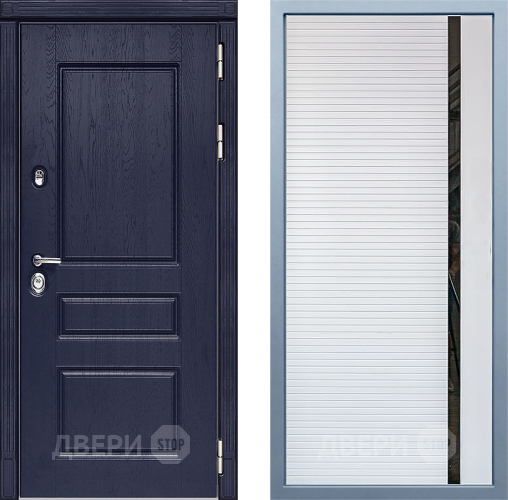 Входная металлическая Дверь Дива МД-45 МХ-45 Белый матовый в Орехово-Зуево