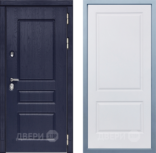 Входная металлическая Дверь Дива МД-45 Д-7 Белый в Орехово-Зуево