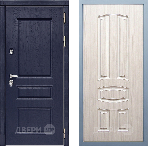 Входная металлическая Дверь Дива МД-45 М-3 Сандал белый в Орехово-Зуево