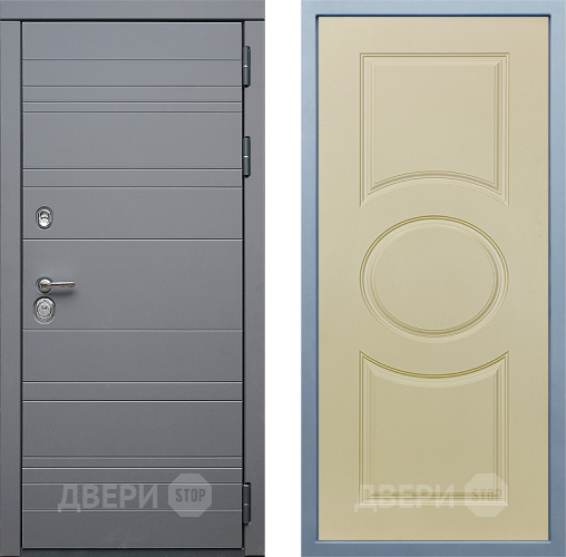 Входная металлическая Дверь Дива МД-39 Д-8 Шампань в Орехово-Зуево