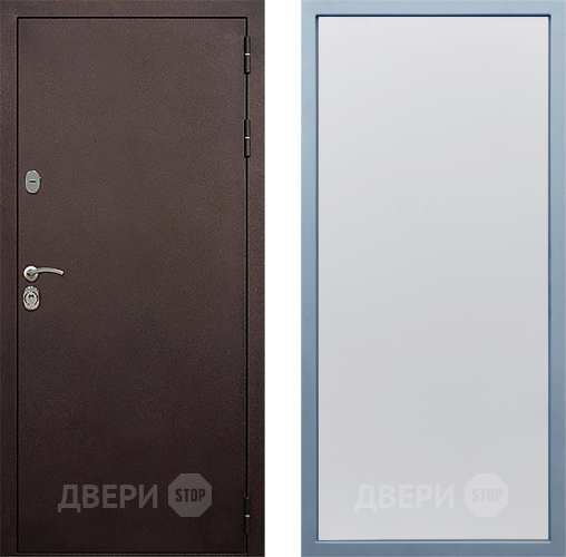 Входная металлическая Дверь Дива МД-40 Медь Н-1 Белый в Орехово-Зуево