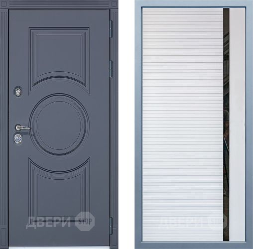 Дверь Дива МХ-30 STR МХ-45 Белый матовый в Орехово-Зуево