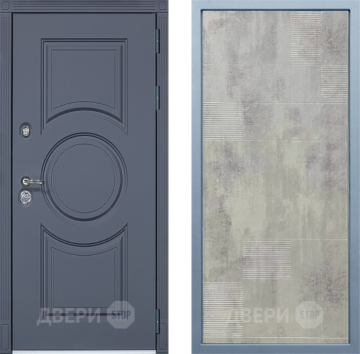 Дверь Дива МХ-30 STR Д-4 Бетон темный в Орехово-Зуево