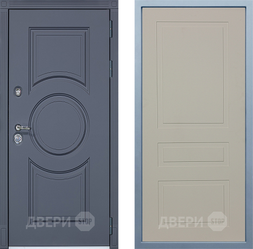 Входная металлическая Дверь Дива МХ-30 STR Н-7 Шампань в Орехово-Зуево