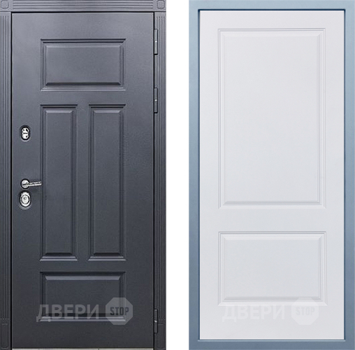 Входная металлическая Дверь Дива МХ-29 STR Д-7 Белый в Орехово-Зуево