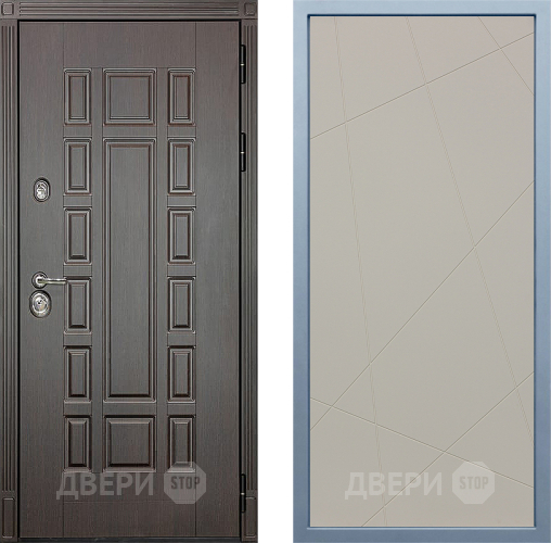 Входная металлическая Дверь Дива МХ-53 STR Д-11 Шампань в Орехово-Зуево