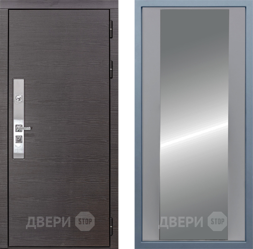 Входная металлическая Дверь Дива МХ-39 STR Д-15 Зеркало Силк Маус в Орехово-Зуево