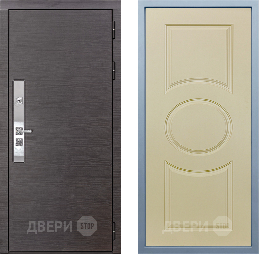 Входная металлическая Дверь Дива МХ-39 STR Д-8 Шампань в Орехово-Зуево