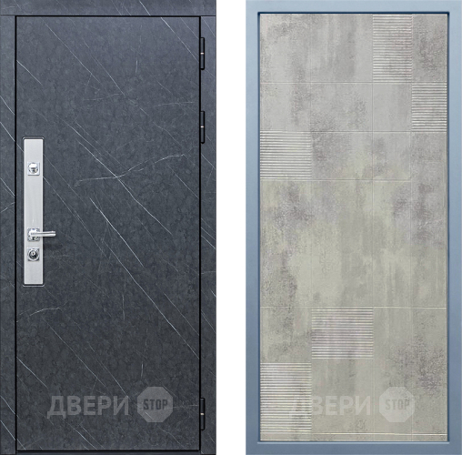 Входная металлическая Дверь Дива МХ-26 STR Д-4 Бетон темный в Орехово-Зуево
