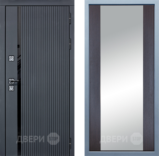 Входная металлическая Дверь Дива МХ-46 STR Д-15 Зеркало Венге в Орехово-Зуево