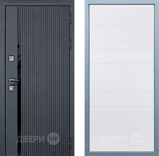 Входная металлическая Дверь Дива МХ-46 STR Д-5 Белый в Орехово-Зуево