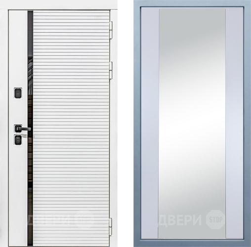 Дверь Дива МХ-45 Белая STR Д-15 Зеркало Белый в Орехово-Зуево