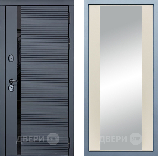 Входная металлическая Дверь Дива МХ-45 STR Д-15 Зеркало Шампань в Орехово-Зуево