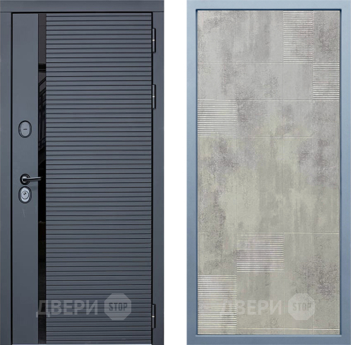 Дверь Дива МХ-45 STR Д-4 Бетон темный в Орехово-Зуево