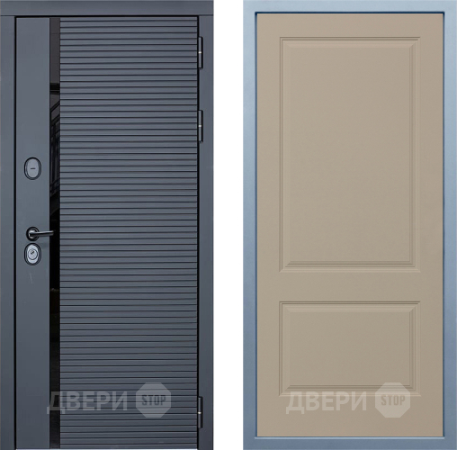 Входная металлическая Дверь Дива МХ-45 STR Д-7 Шампань в Орехово-Зуево