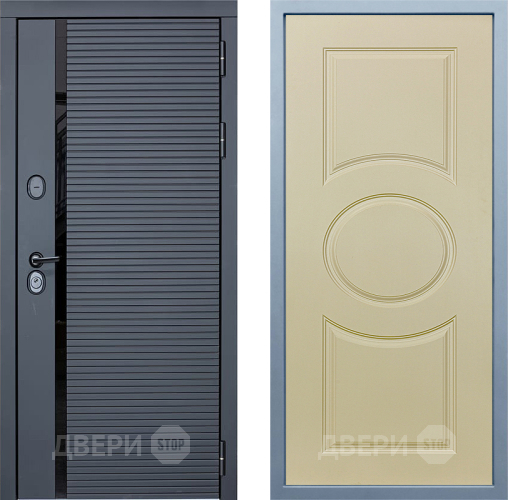 Входная металлическая Дверь Дива МХ-45 STR Д-8 Шампань в Орехово-Зуево