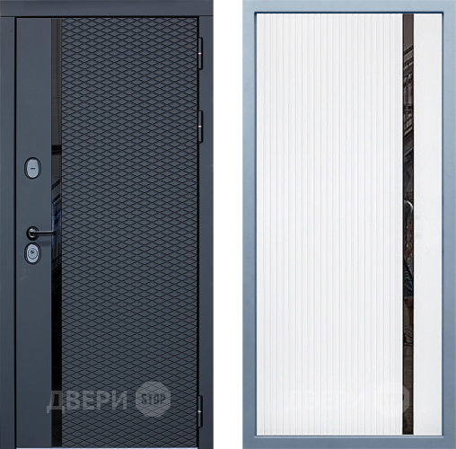 Входная металлическая Дверь Дива МХ-47 STR МХ-46 Белый матовый в Орехово-Зуево