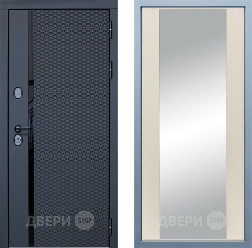 Входная металлическая Дверь Дива МХ-47 STR Д-15 Зеркало Шампань в Орехово-Зуево