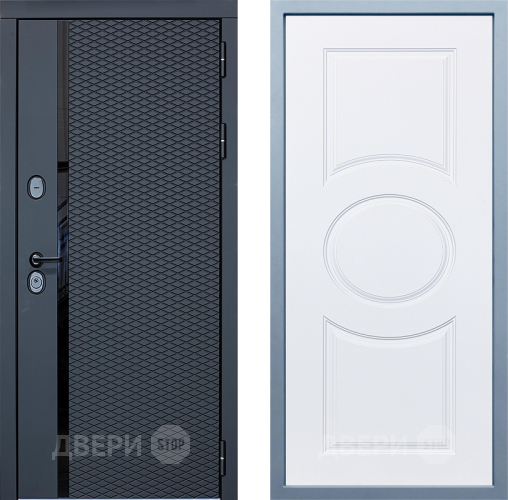 Входная металлическая Дверь Дива МХ-47 STR Д-8 Белый в Орехово-Зуево