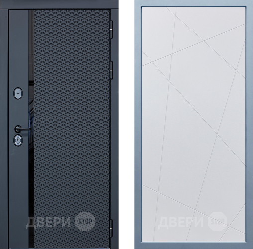 Входная металлическая Дверь Дива МХ-47 STR Д-11 Белый в Орехово-Зуево