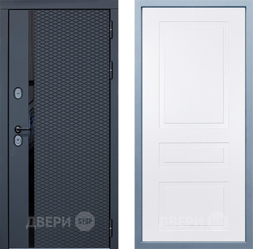 Входная металлическая Дверь Дива МХ-47 STR Н-13 Белый в Орехово-Зуево