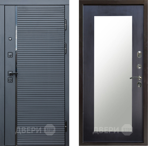 Дверь Престиж Черная Линия Зеркло Пастораль Венге в Орехово-Зуево