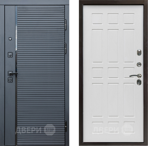 Дверь Престиж Черная Линия Спарта Белое дерево в Орехово-Зуево