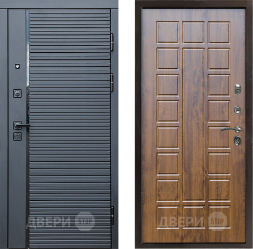 Входная металлическая Дверь Престиж Черная Линия Престиж Дуб в Орехово-Зуево