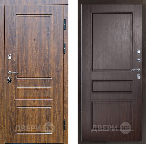 Входная металлическая Дверь Престиж Классика Дуб Классика Венге в Орехово-Зуево