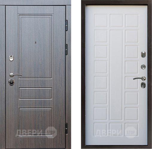 Входная металлическая Дверь Престиж Классика Венге Престиж Белое дерево в Орехово-Зуево