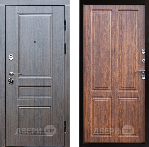 Входная металлическая Дверь Престиж Классика Венге Премиум Орех светлый в Орехово-Зуево