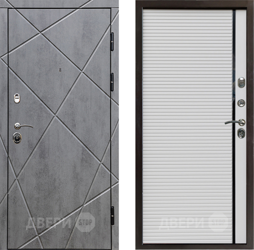 Входная металлическая Дверь Престиж Лучи Porte Белый в Орехово-Зуево