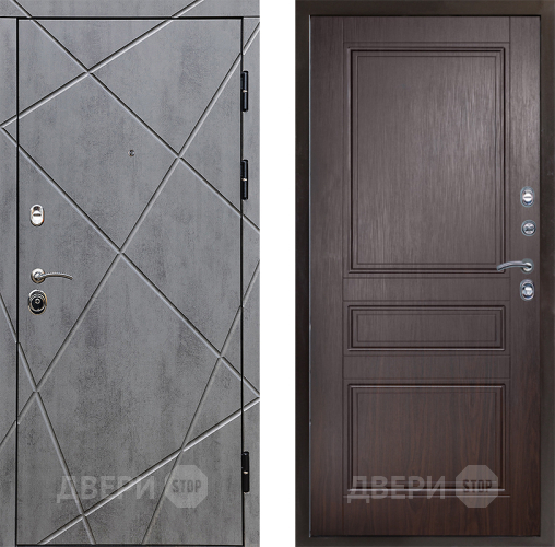 Входная металлическая Дверь Престиж Лучи Классика Венге в Орехово-Зуево