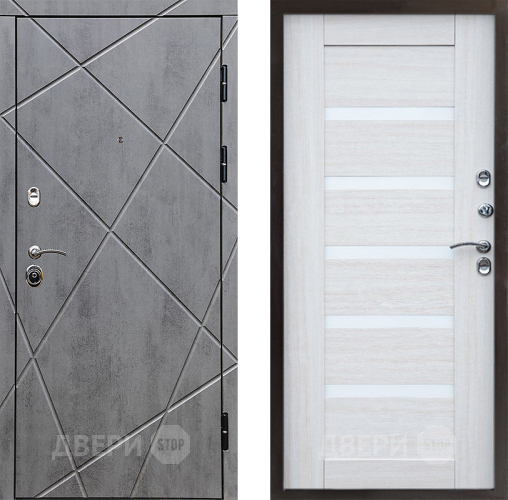 Дверь Престиж Лучи Царга Лиственница белая в Орехово-Зуево