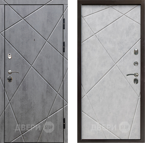 Дверь Престиж Лучи Лучи Бетон светлый в Орехово-Зуево